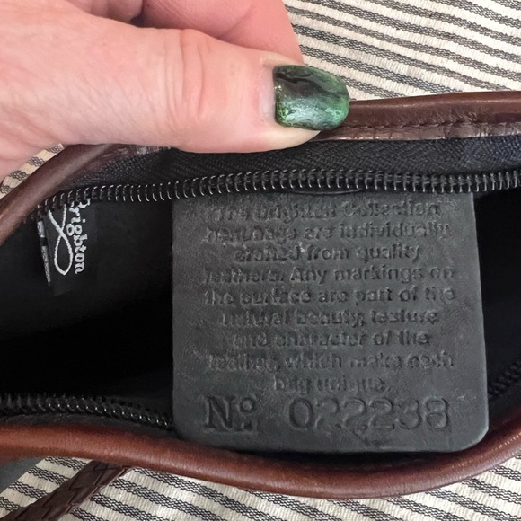 Brighton Little Judy Black and Brown Leather Bag - Picture 6 of 8